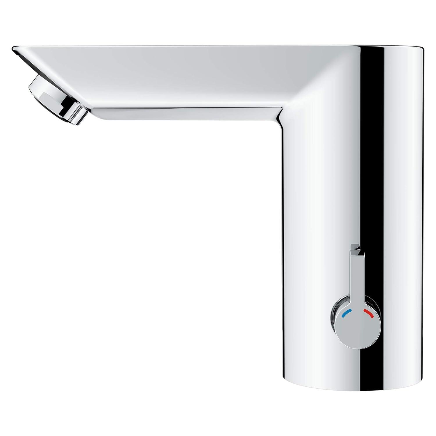 Grohe 36466000 Baucosmopolitan E Touchless Electronic Faucet with Temperature Control Lever, Battery-Powered