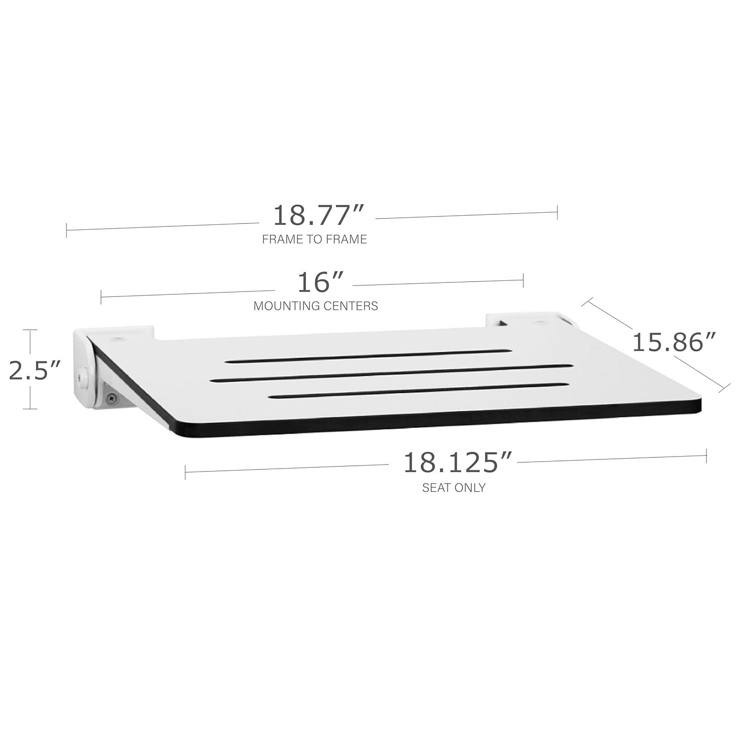 SlimLine Folding Shower Bench Seat