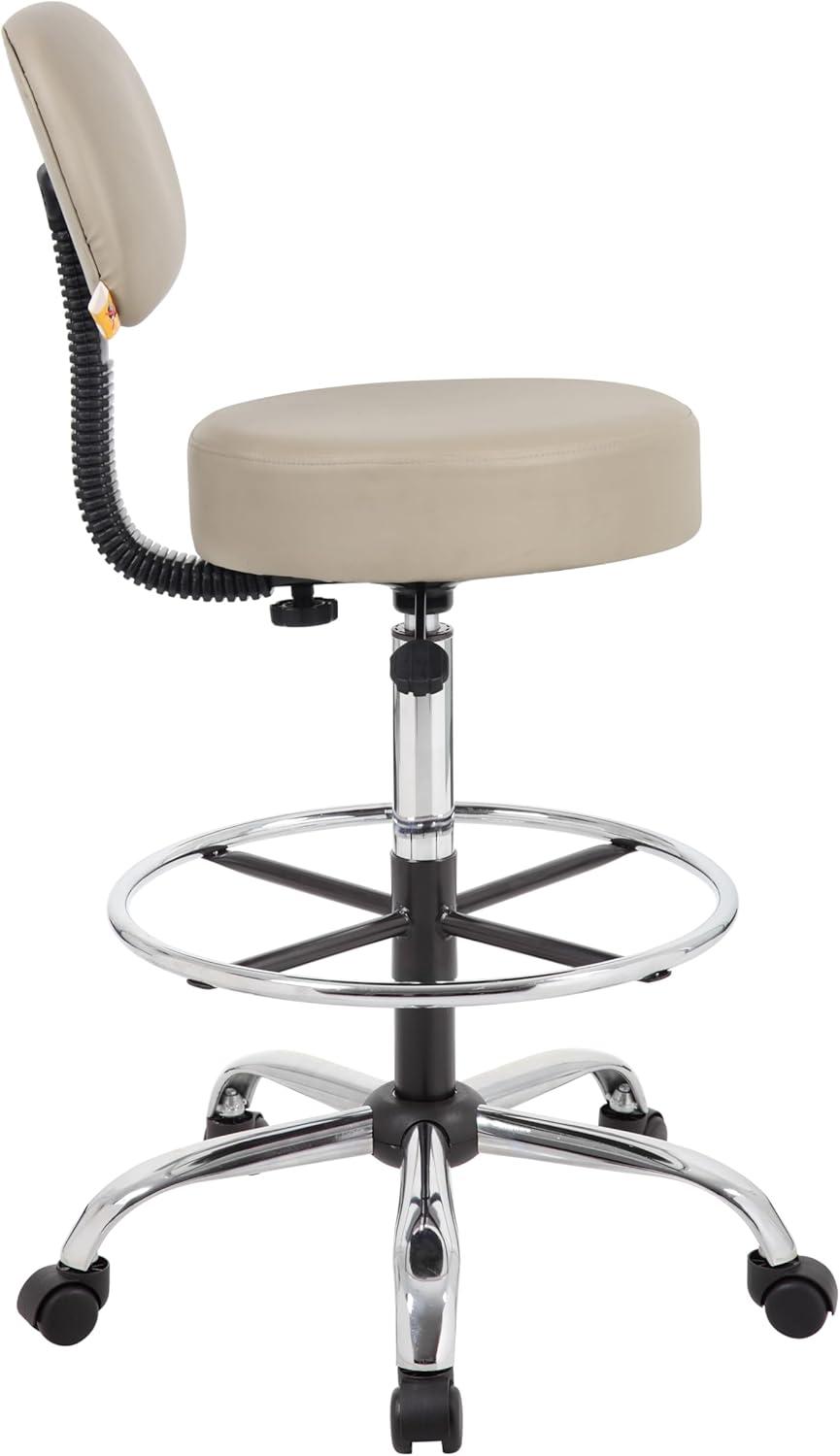 Boss Office Products Vinyl Drafting Chair