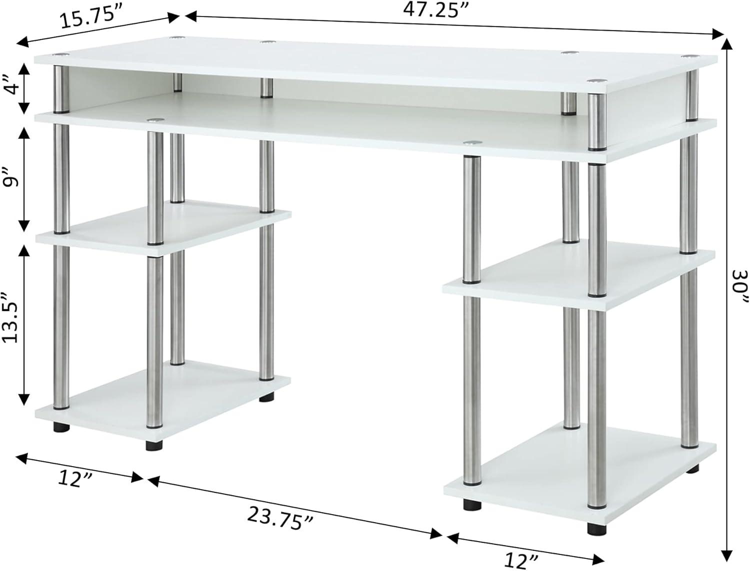 Convience Concept, Inc. Designs2Go No Tools Student Desk