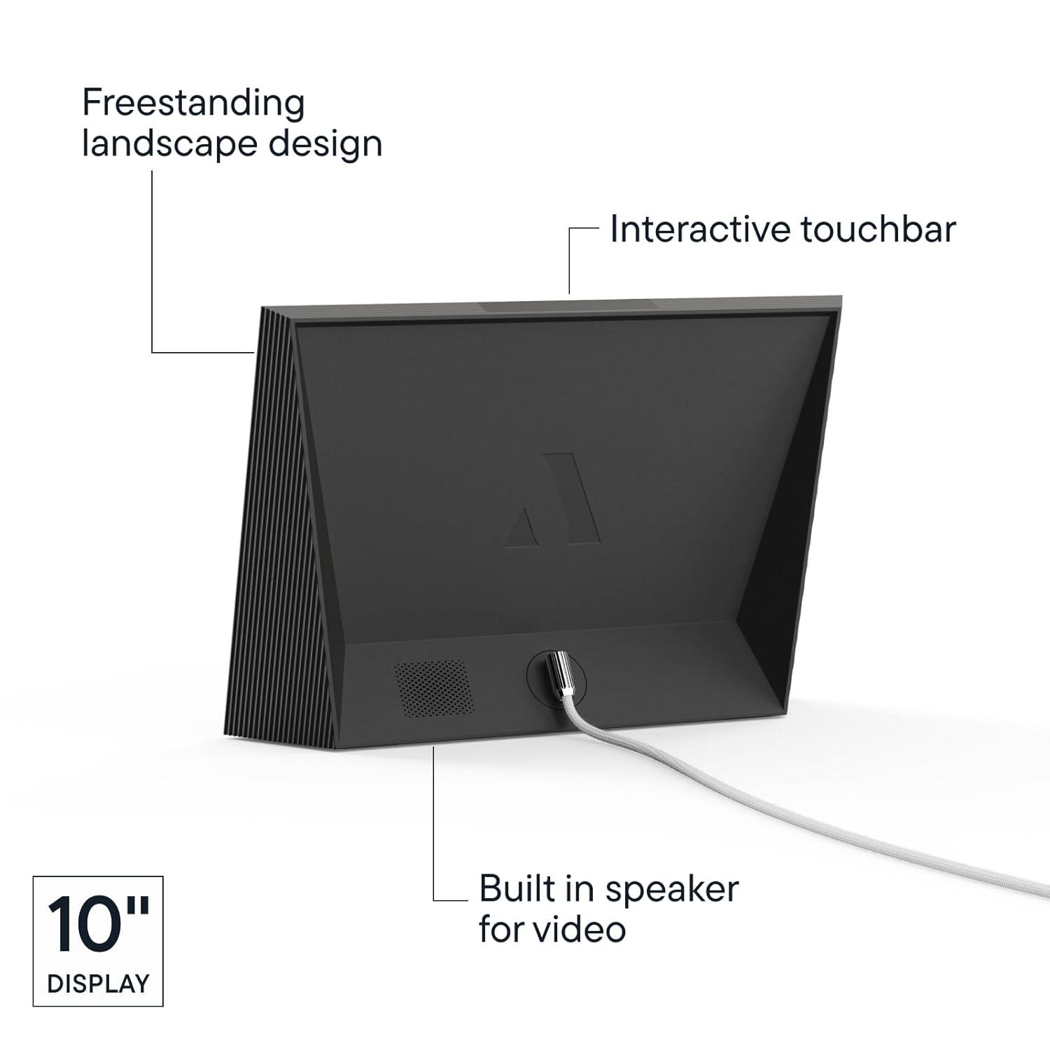Carver by Aura Frames 10.1" HD Wi-Fi Digital Picture Frame with Free Unlimited Storage - Gravel