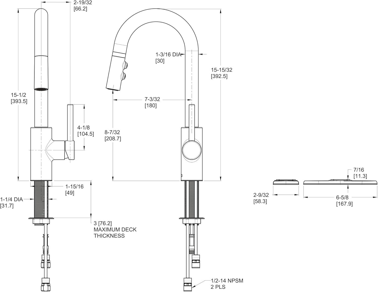 Stellen Pull Down Bar Faucet