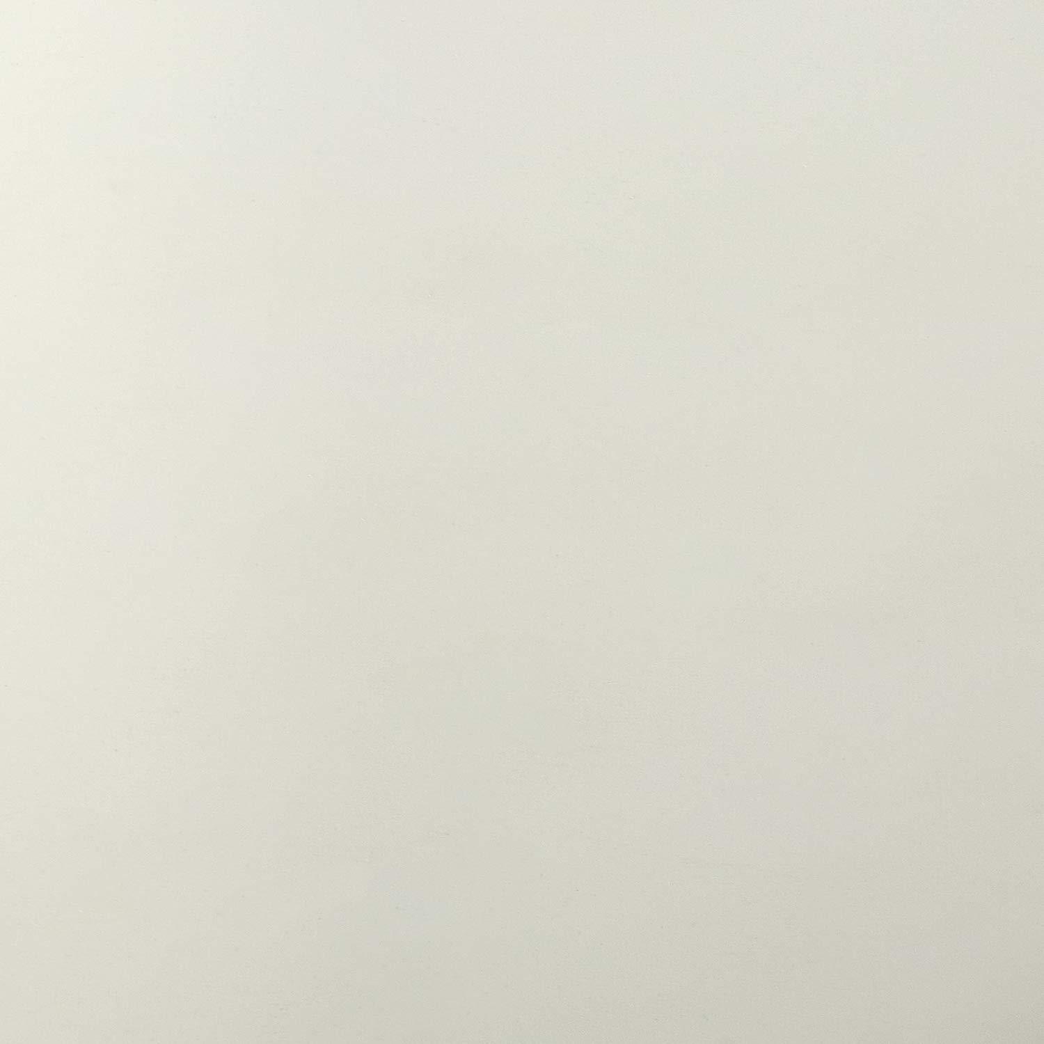 Queen Off-White Pine Wood Platform Bed with Slatted Headboard