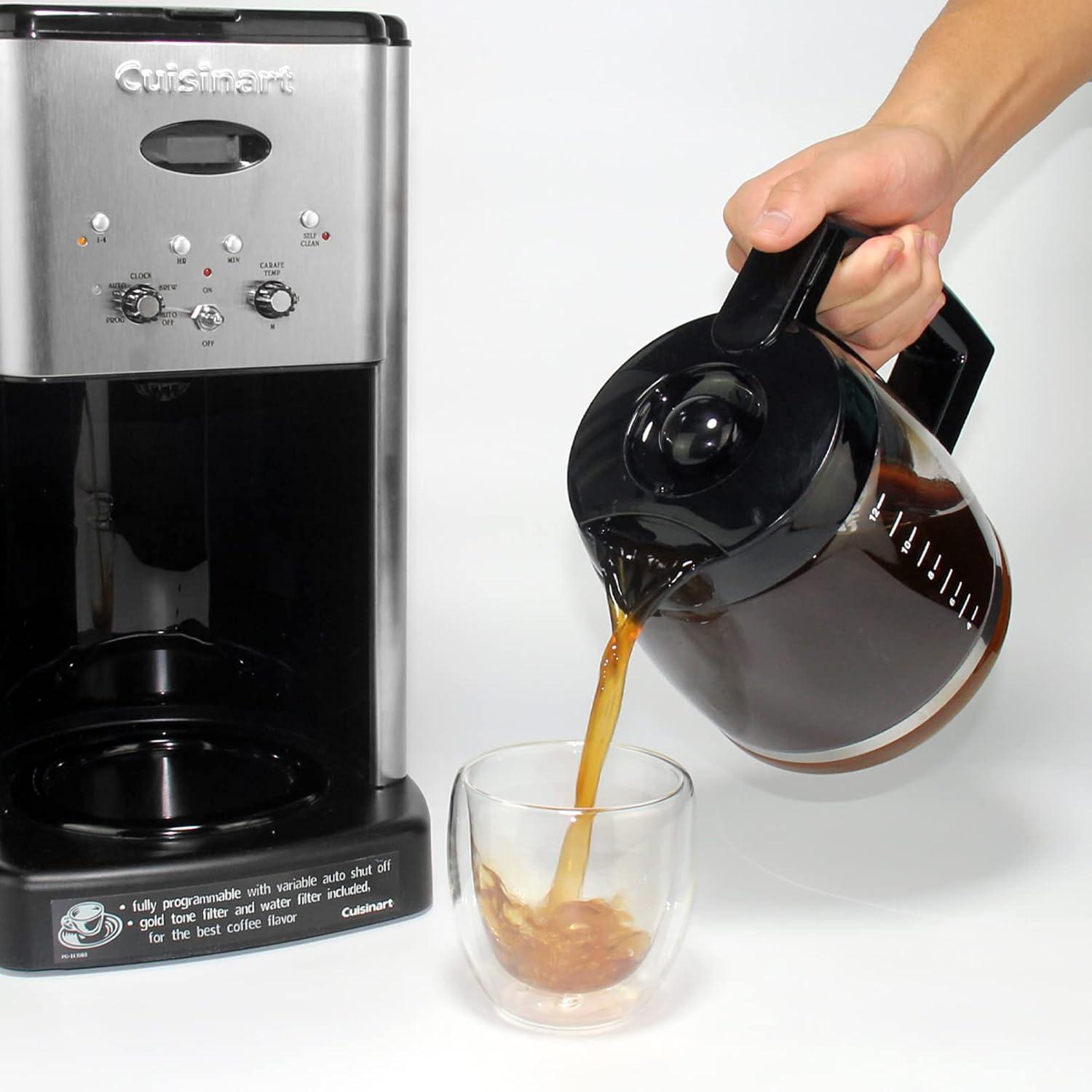 Stack man 12-Cup Replacement Glass Coffee Carafe For Cuisinart Coffee Maker Models DCC-1200, DCC-1100BK, DCC-2650, CHW-12, CHW-12P1, DGB-550BK, DGB-550BK1, DGB-625BC, DGB-700BC, And SS-12 | Part# DCC-1200PRC