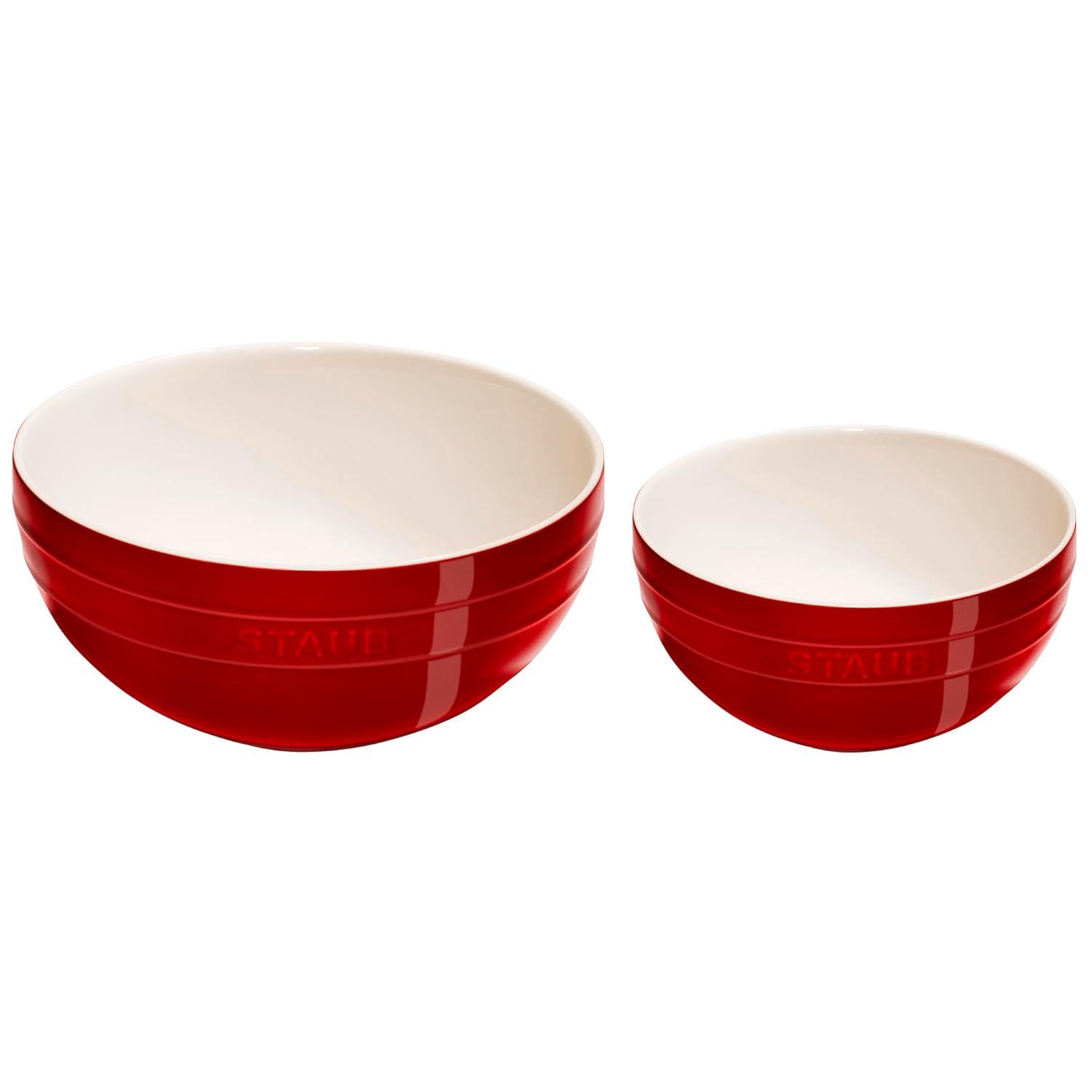 Staub Staub Ceramic 2-Piece Nested Mixing Bowl Set