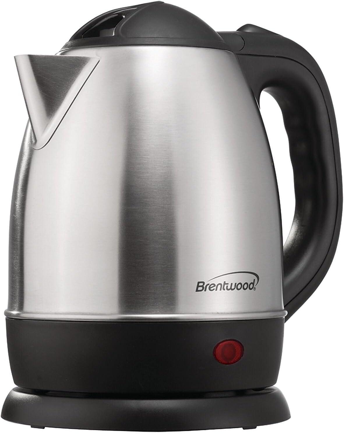 Brentwood Appliances Brentwood Appliances 1.27 Quarts Stainless Steel Electric Tea Kettle