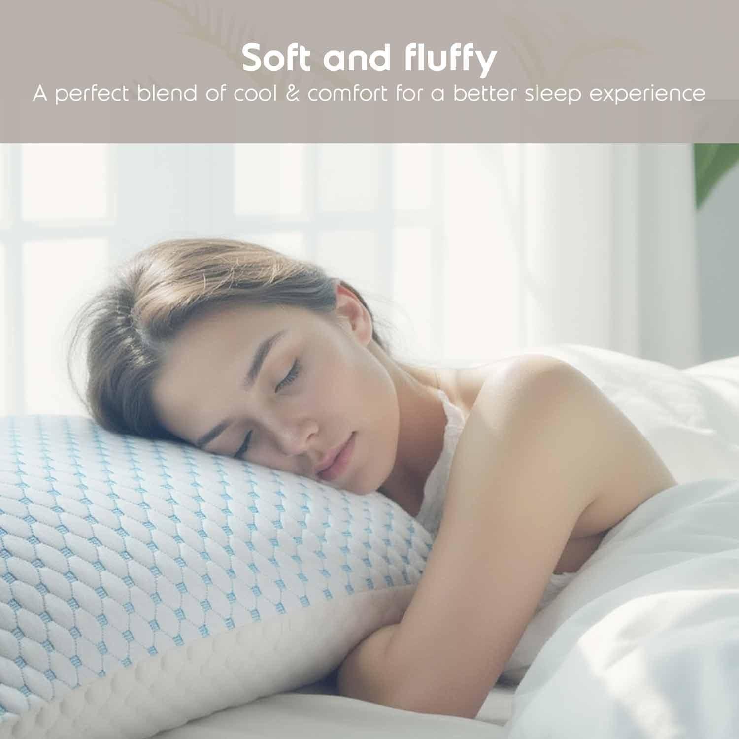 Nestl King Size Adjustable Colling Gel Pillow - 2 Pack