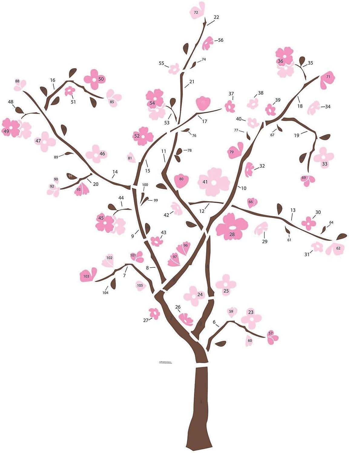 Plants & Flowers Non-Wall Damaging Wall Decal