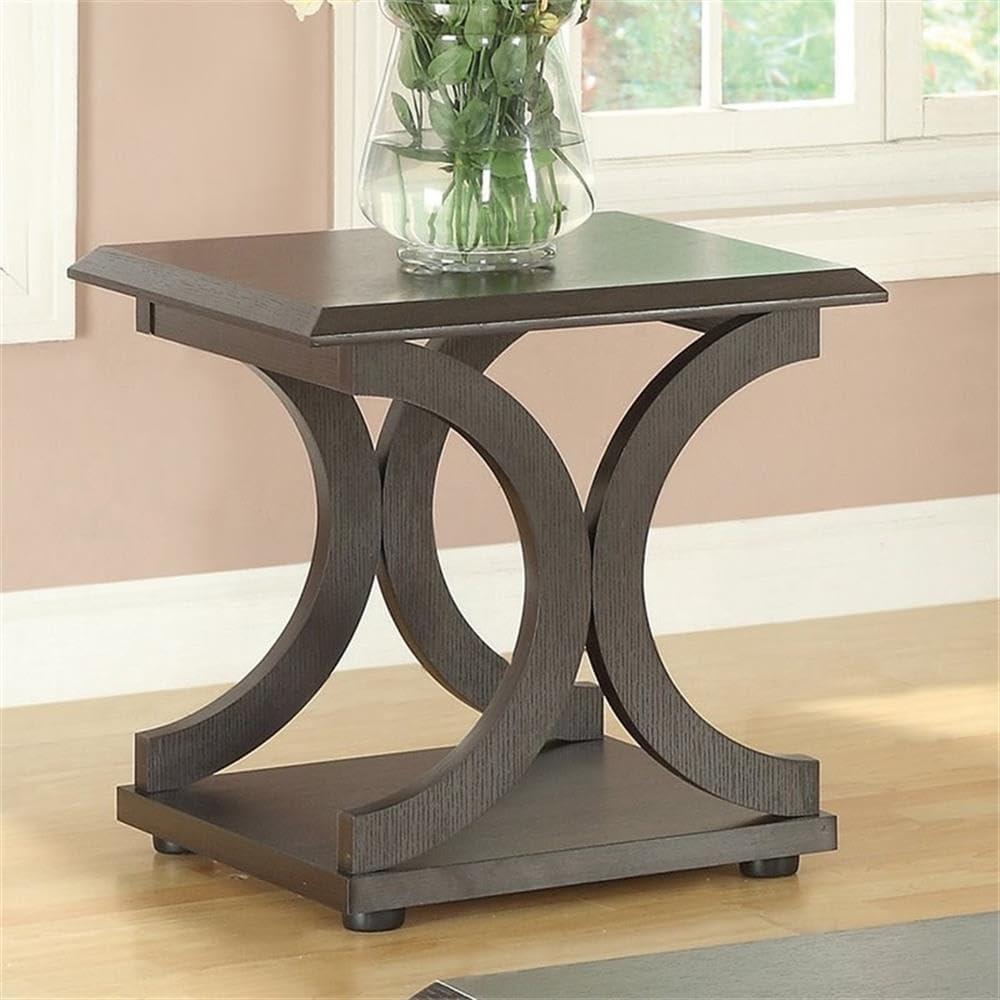 Coaster Home Furnishings 703147 Casual End Table, Cappuccino