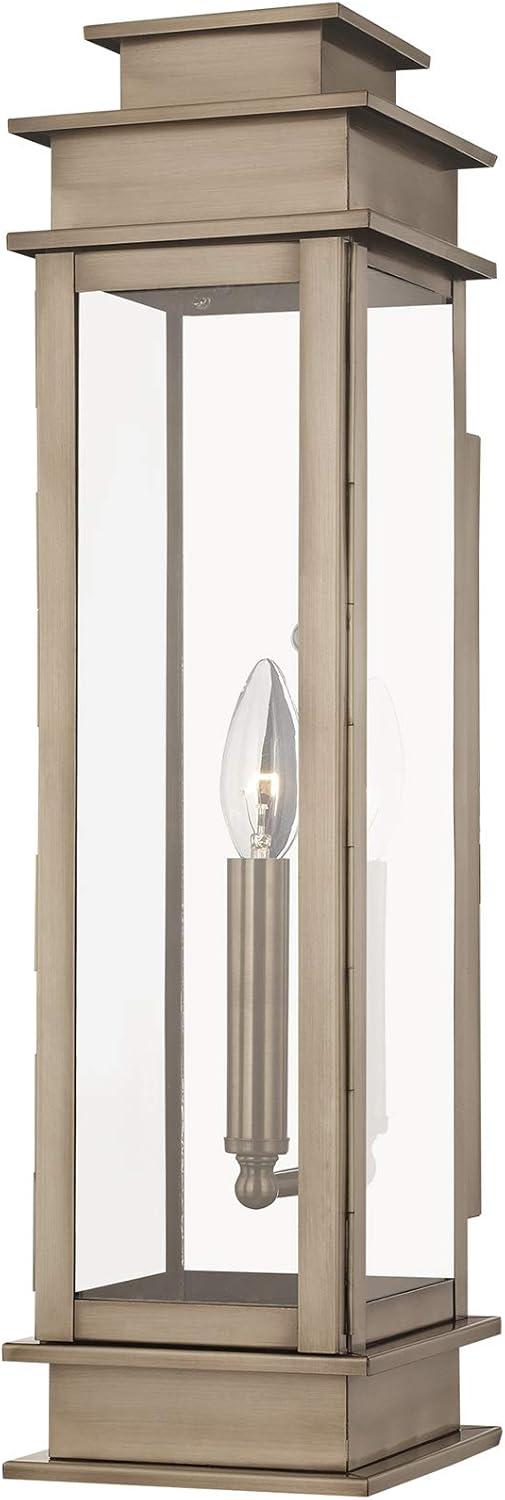 Livex Lighting Princeton 1 - Light Wall Light in  Vintage Pewter