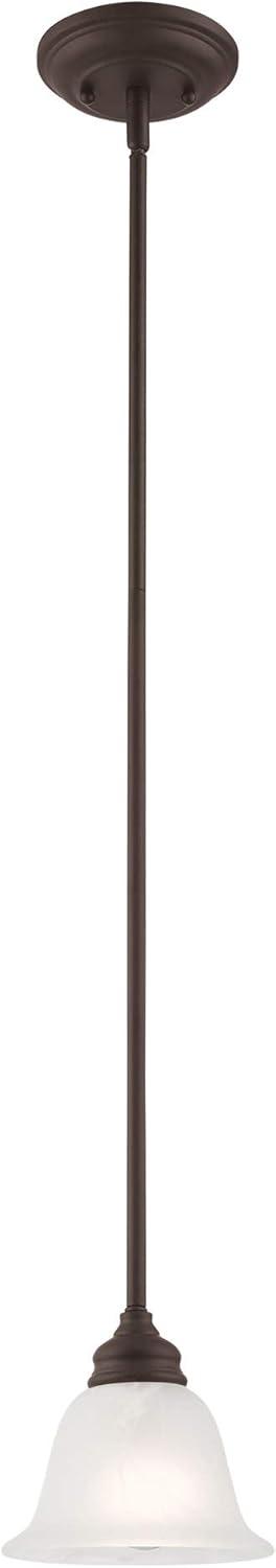 Livex Lighting Essex 1 - Light Pendant in  Brushed Nickel