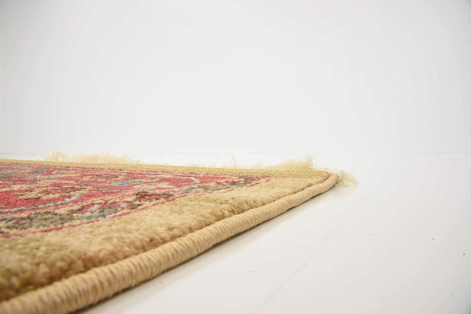 Unique Loom 5' 1 x 8' 0 Tan Sahand Arsaces Area Rug