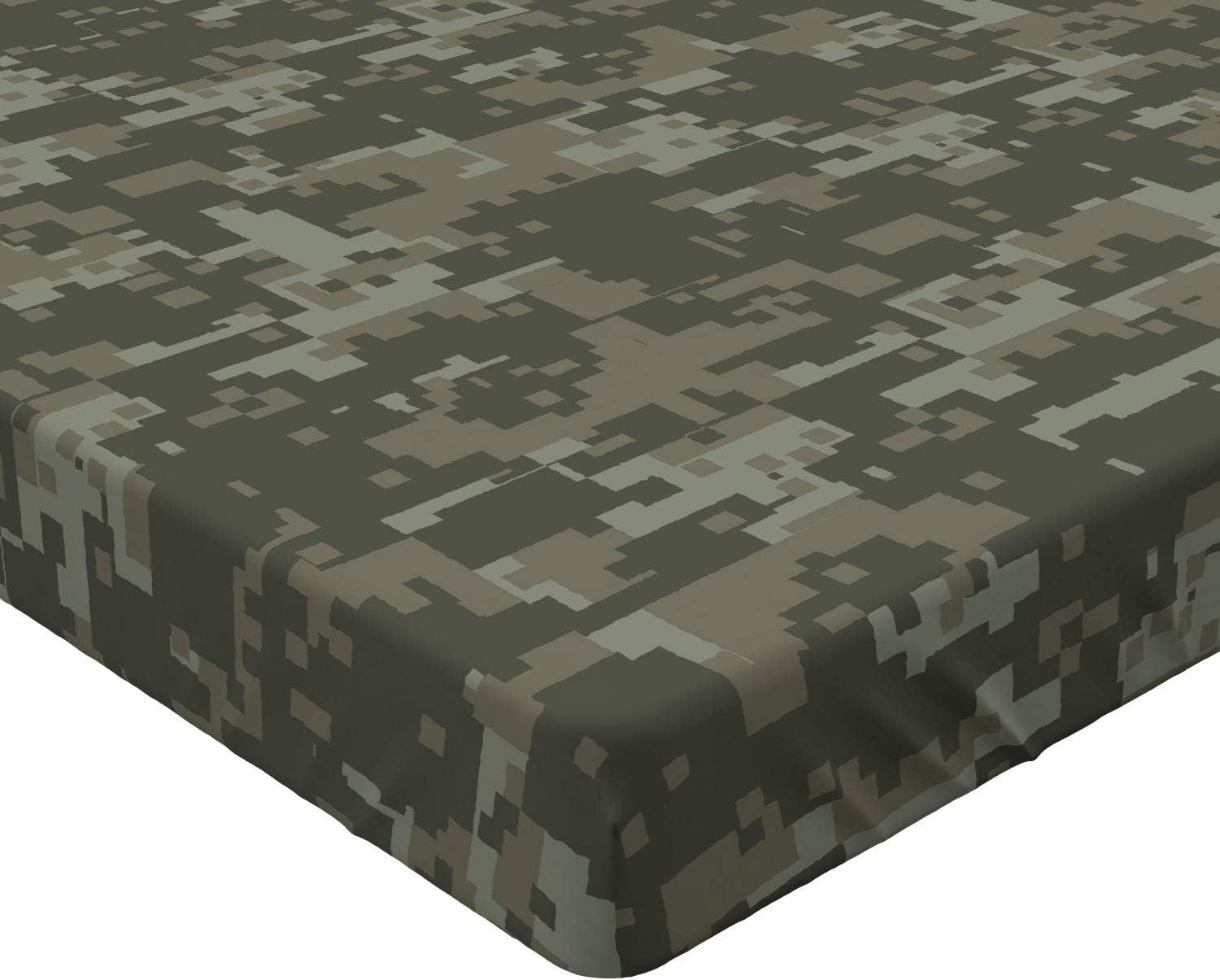 Microfiber Camouflage Fitted Sheet