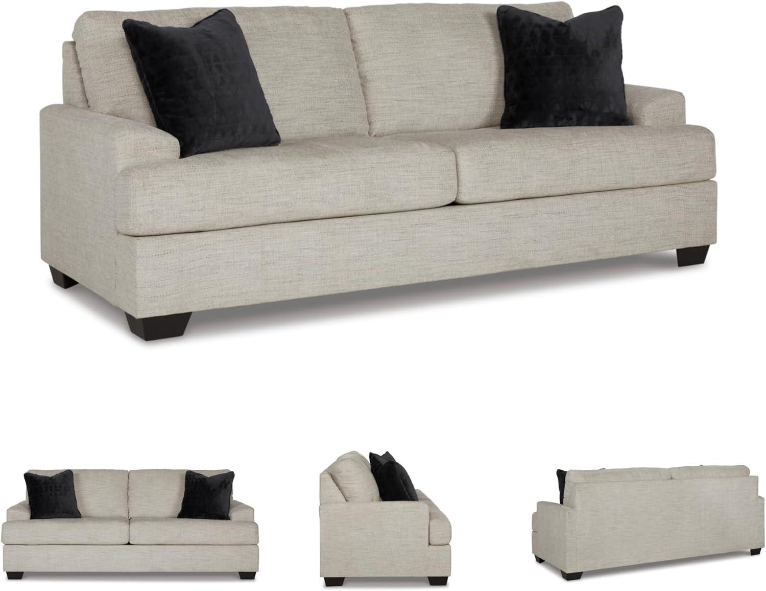 Maggie 96" Square Arm Sofa with Reversible Cushions