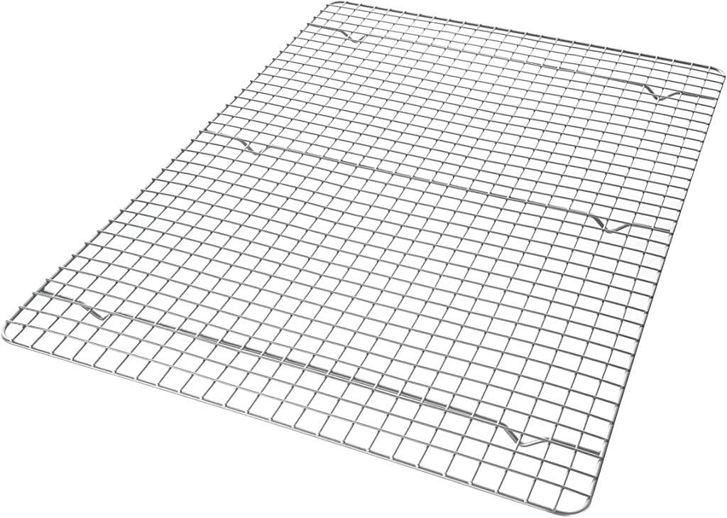 USA Pan Extra Large Baking & Cooling Rack, Aluminized Steel, 19.75 x 13.625 X 0.5 inches