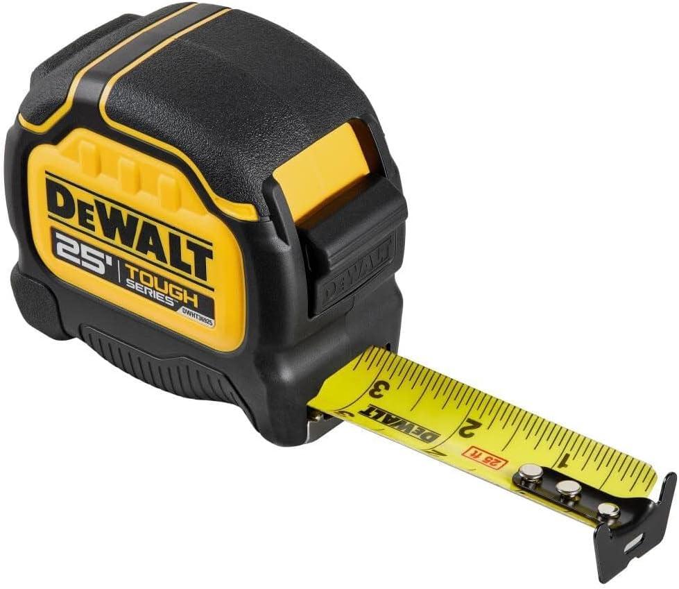 Dewalt 1.25" x 25' Premium Tape Rule 13' Blade Standout For Increas, Each