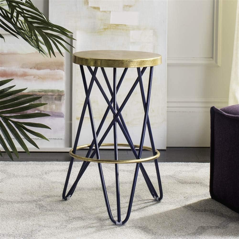 Lorna Gold Leaf Counter Stool  - Safavieh