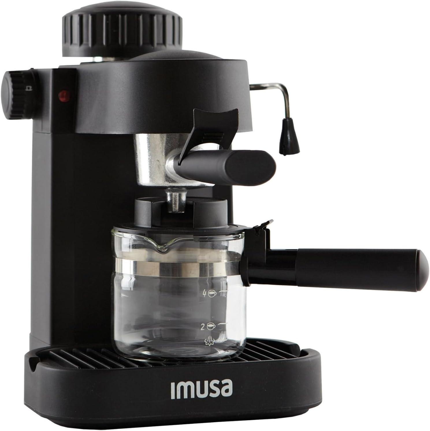 IMUSA Semi-Automatic Cappuccino & Espresso Machine with Frother