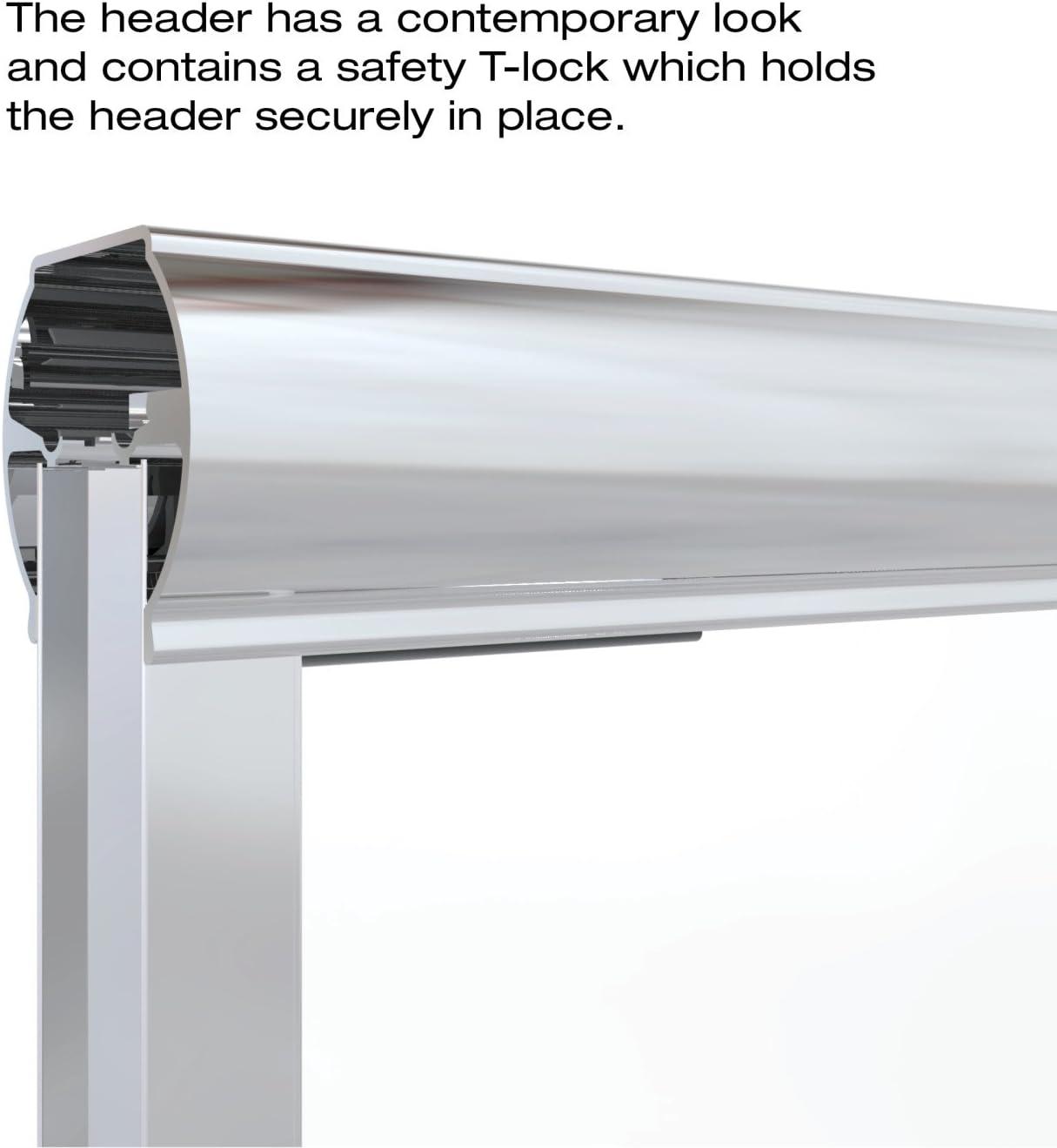 Infinity 43" W x 47'' W x 70" H Semi-Frameless Shower Door