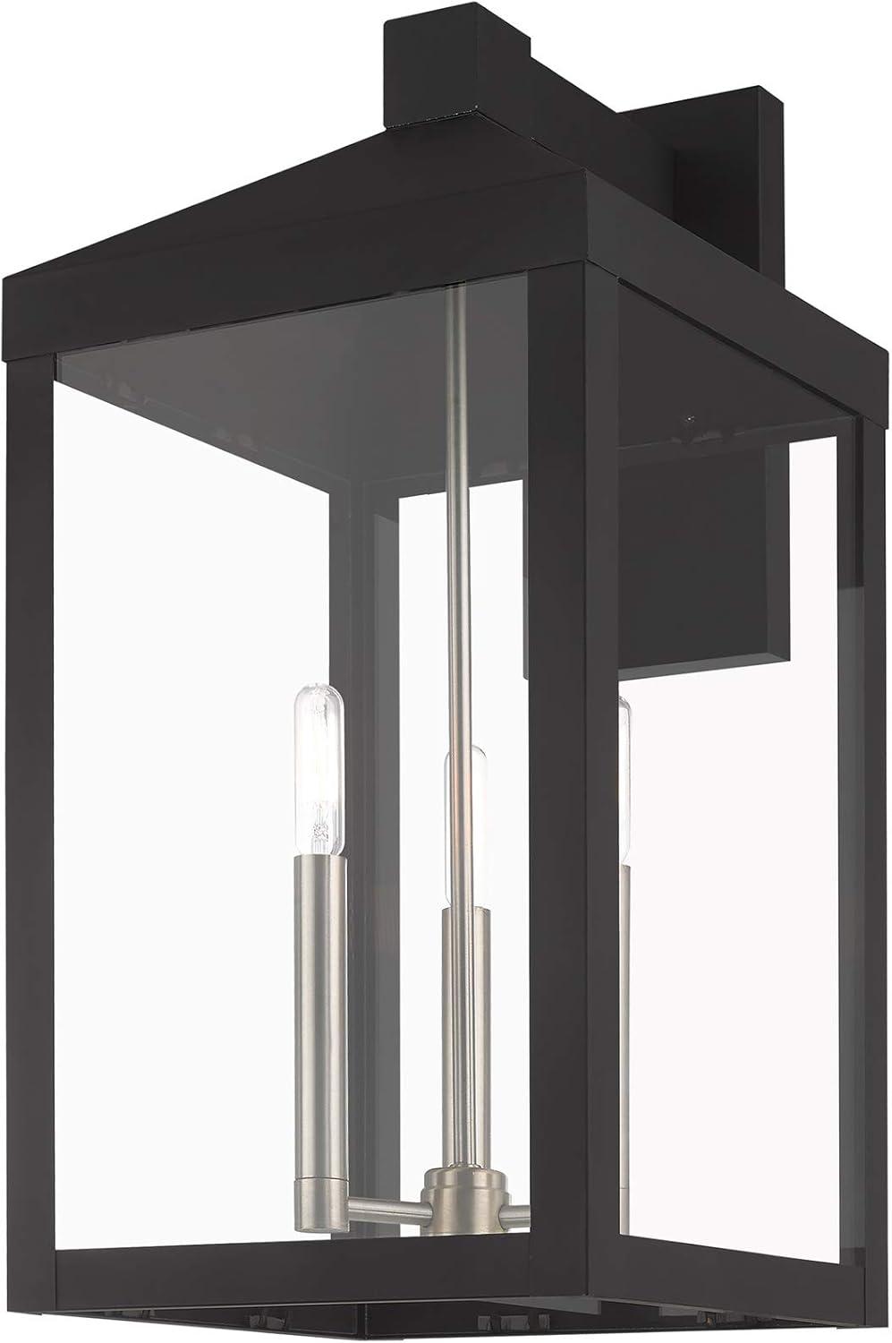 Livex Lighting Nyack 3 - Light Wall Light in  Black