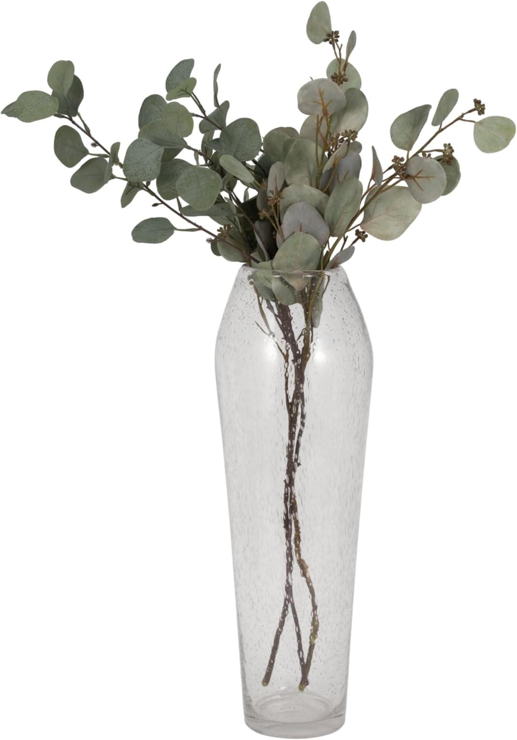 Sagebrook Home Elegant Glass Floor Vase