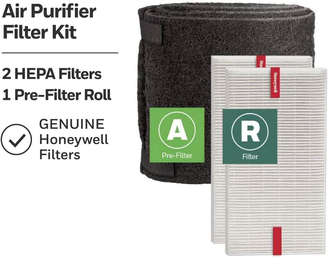 Honeywell HEPA Air Purifier Filter Value Kit with A and R Filters: Replacement for HPA200, HPA3100B, Captures Allergens