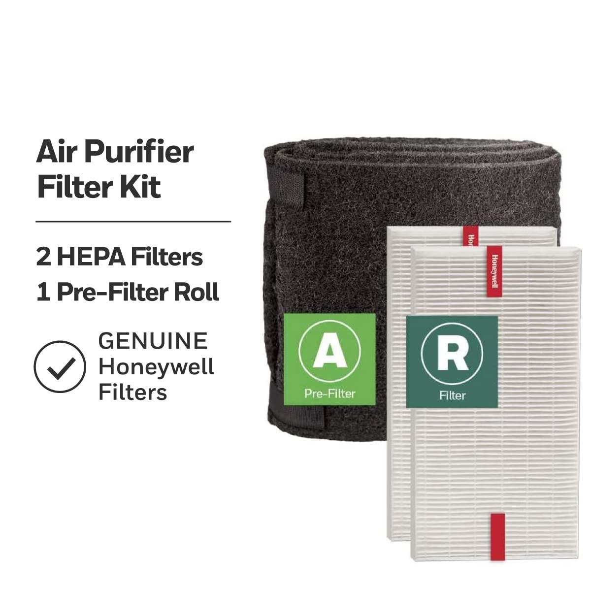 Honeywell HEPA Air Purifier Filter Value Kit with A and R Filters: Replacement for HPA200, HPA3100B, Captures Allergens