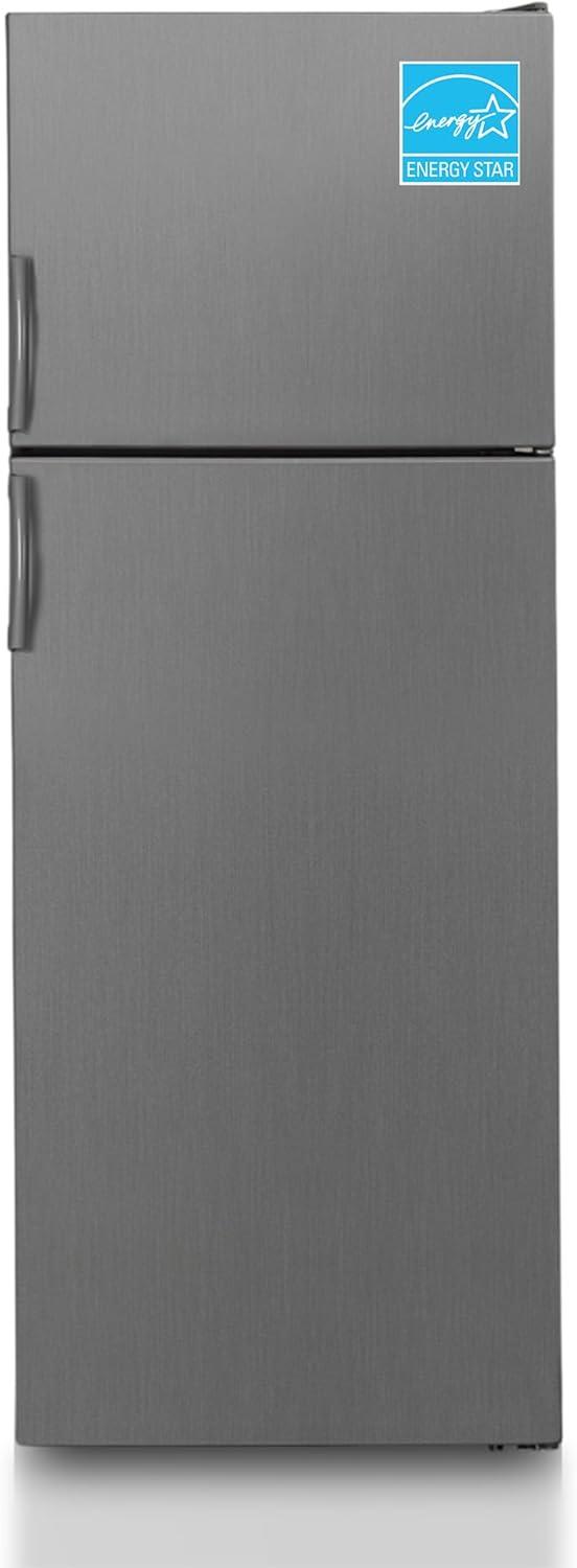 Equator Advanced Appliances Equator 14.3 cf Stainless Refrigerator-Freezer Top Mount Frost Free E-Star Europe RF 142 S