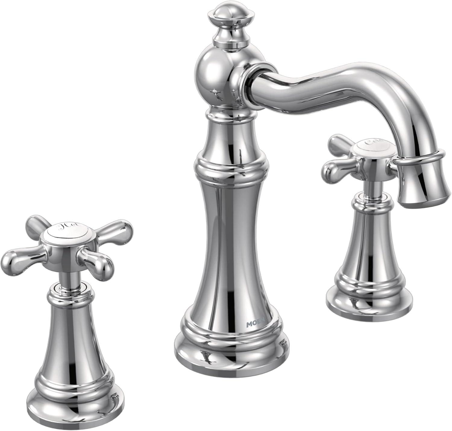 Weymouth Widespread Bathroom Faucet with Drain Assembly