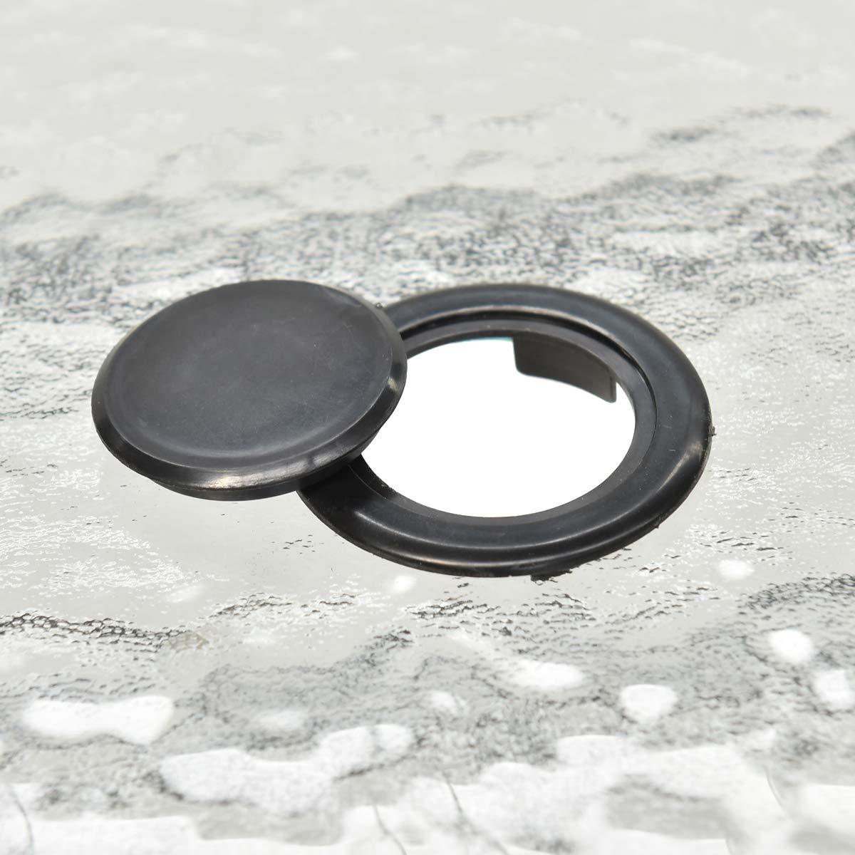 Lark Manor™ Aliyahna 32'' Patio Square Table Tempered Glass Steel Frame Outdoor Pool Yard Garden