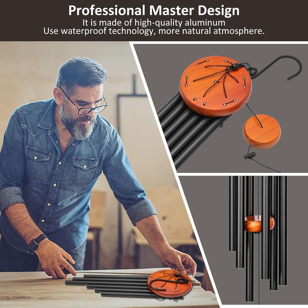 Sympathy Gifts for Loss of Loved One 32" Memorial Wind Chimes for Loss of Loved One Bereavement Condolence Gifts Sympathy Windchimes Memory Wind Chime with Memorial Card