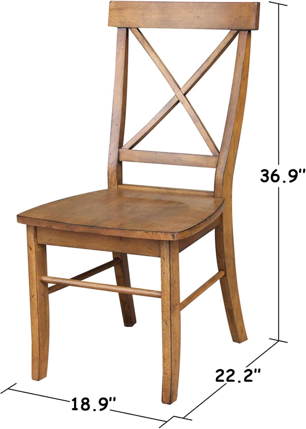 X-Back Chair with Solid Wood Seat