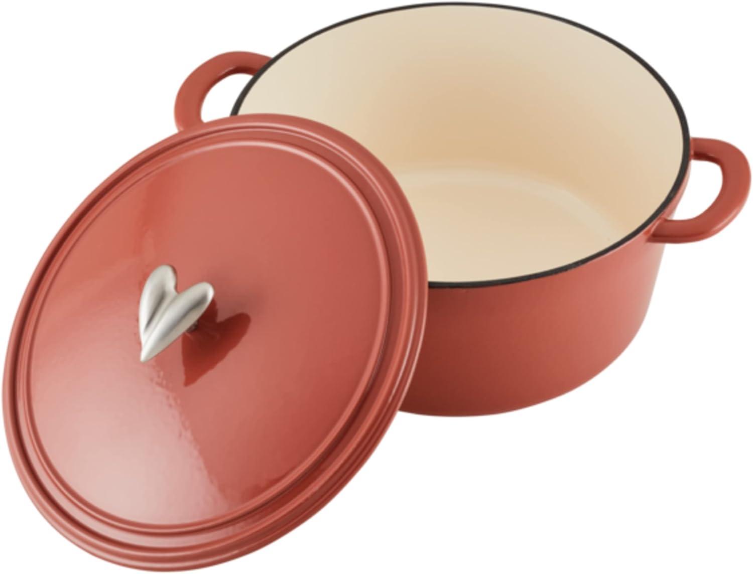 Redwood Enameled Cast Iron 6-Quart Dutch Oven with Lid