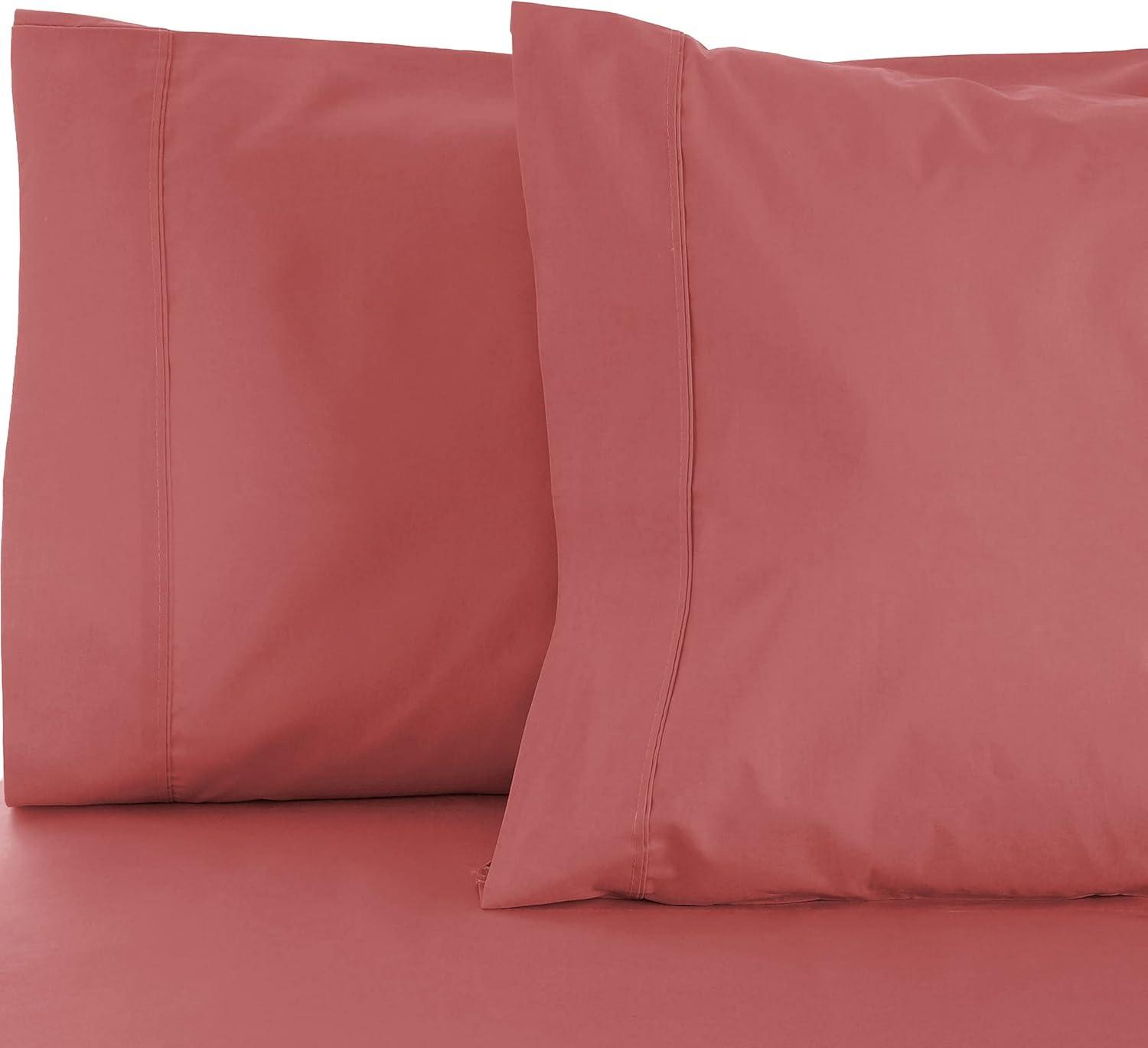 Cotton Poly Blend Wrinkle-Free Pillowcase Set (Set of 2)