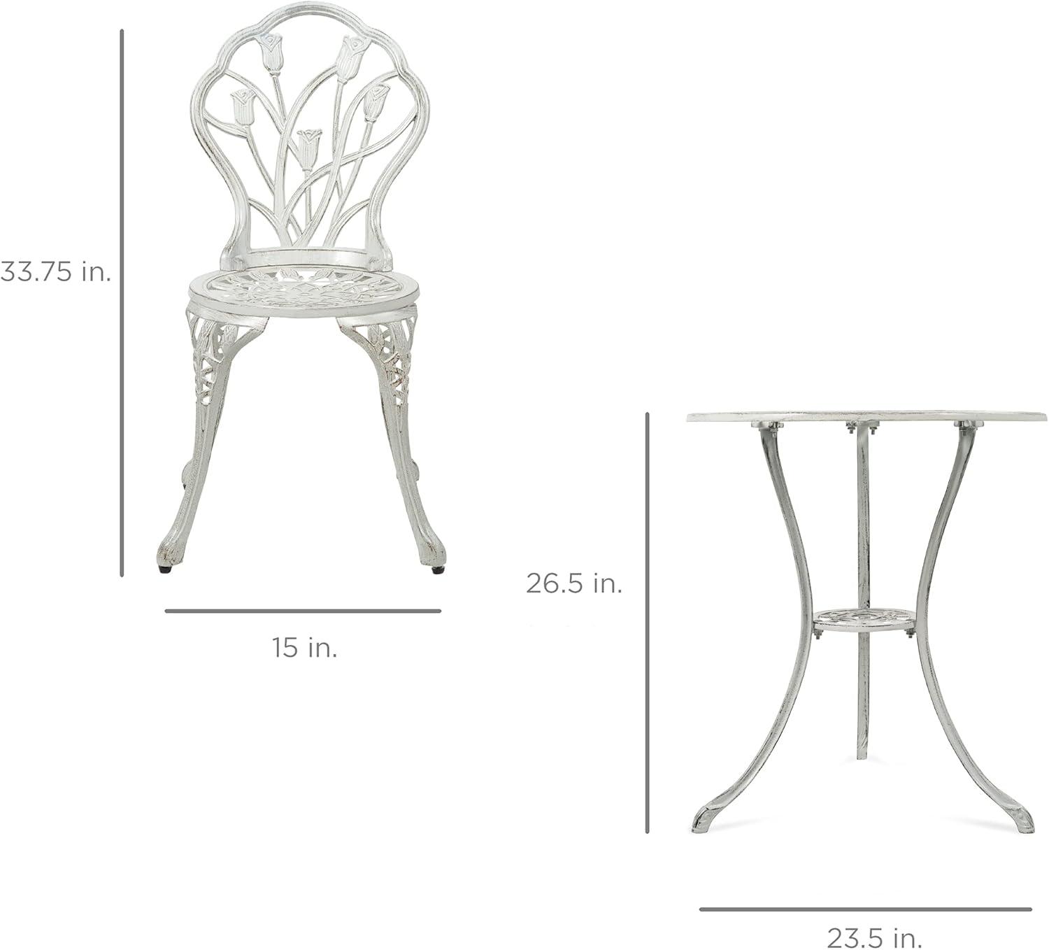 Fleur De Lis Living Stambaugh 2 - Person Patio Dining Set with Round Table