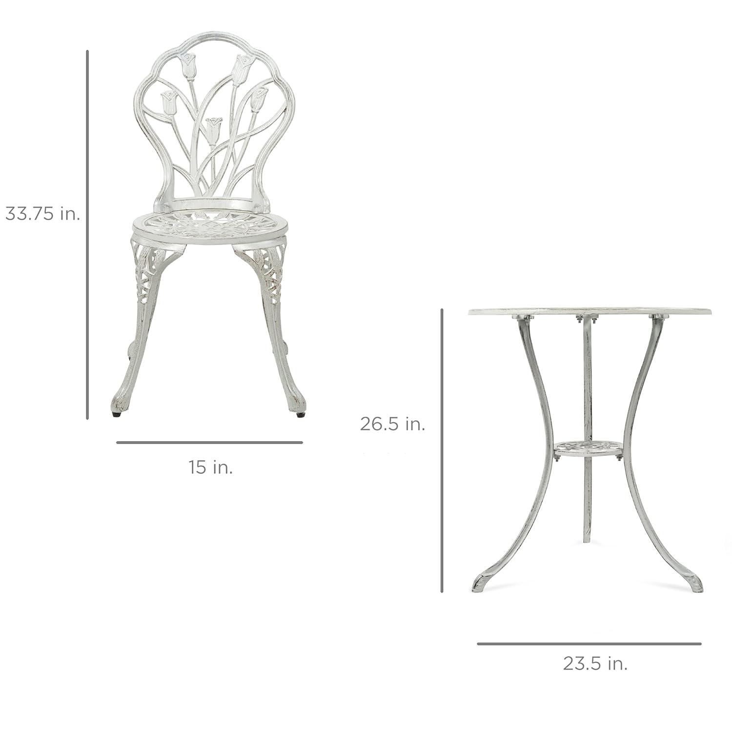 Fleur De Lis Living Stambaugh 2 - Person Patio Dining Set with Round Table