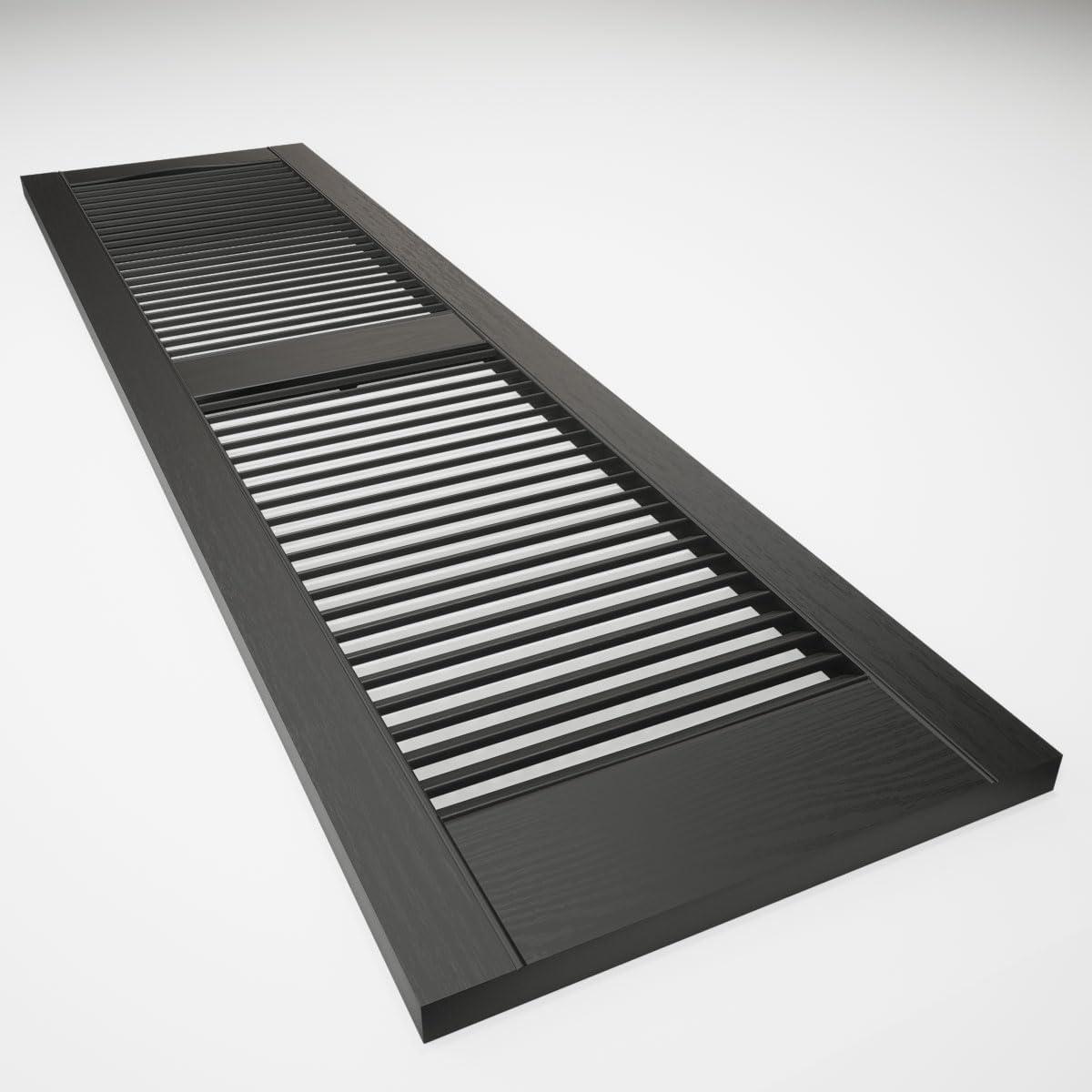 Mid America Louvered Shutters (Set of 2)