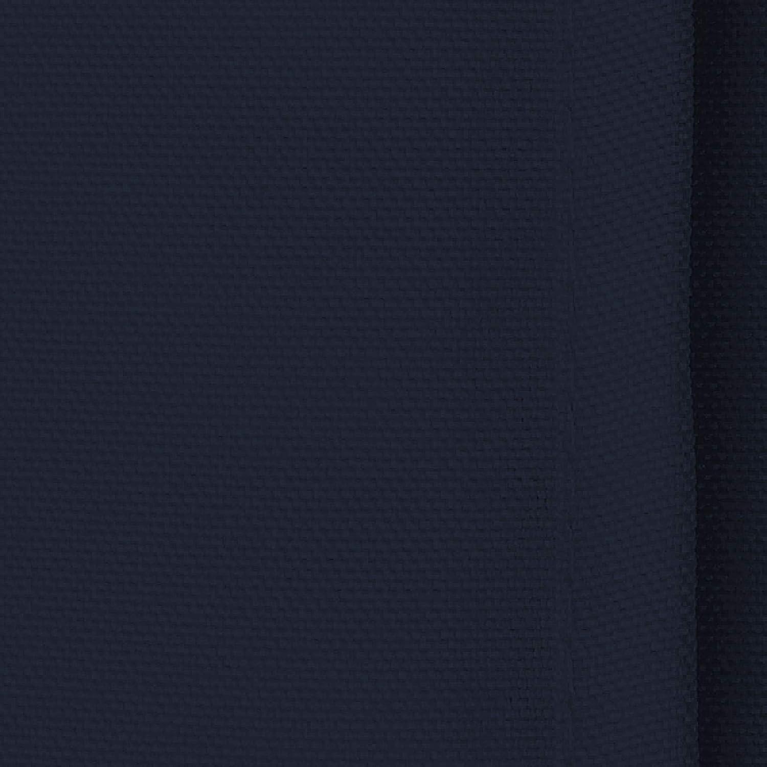 Lann's Linens Polyester Fabric Tablecloth for Wedding, Banquet, Restaurant - 70 x 120 Inch Rectangular - Navy Blue