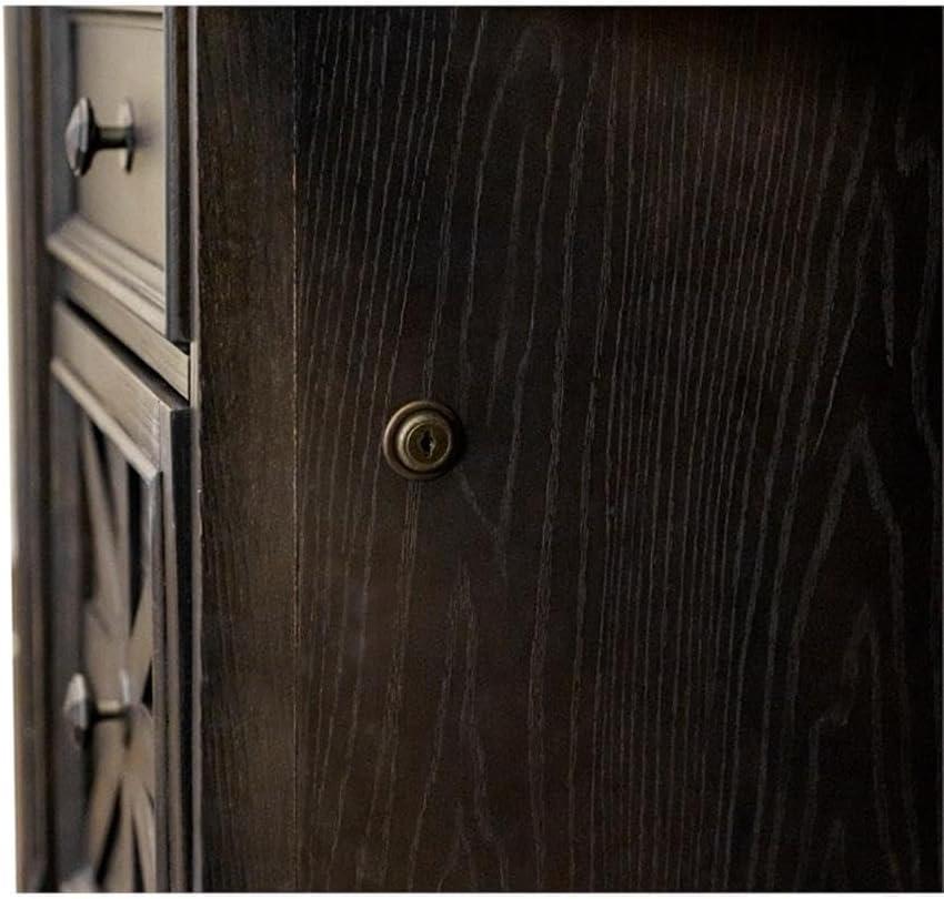 Kingston Traditional Wood Office Desk Dark Brown - Martin Furniture