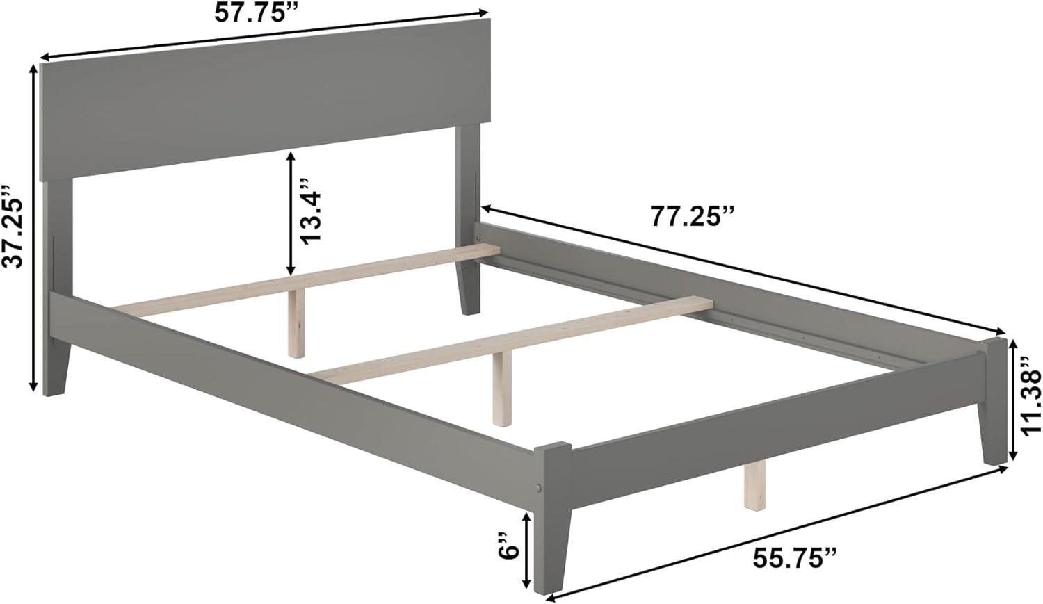 Orlando Traditional Bed in Multiple Colors and Sizes