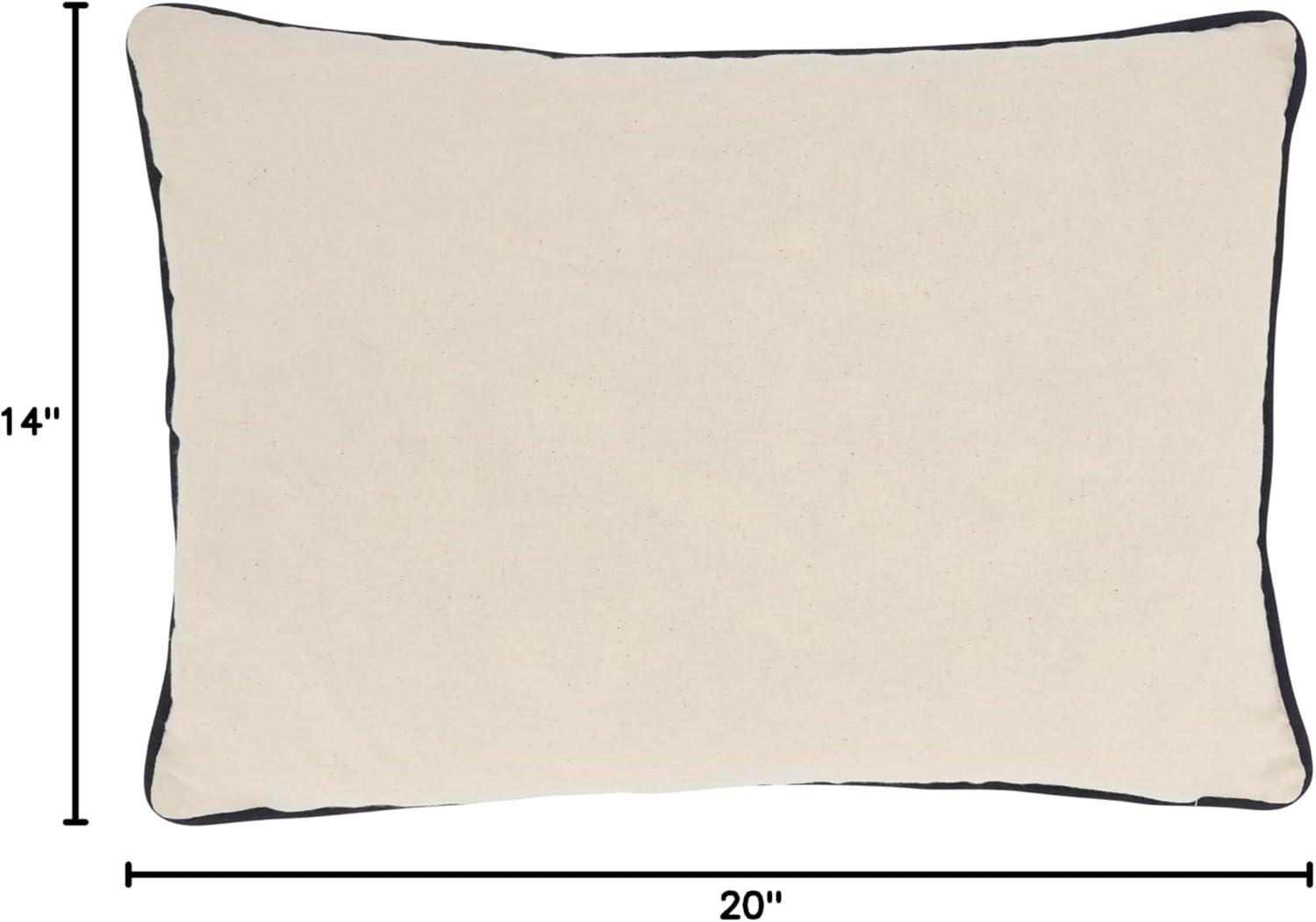 Saro Marcia Collection Cotton Throw Pillow