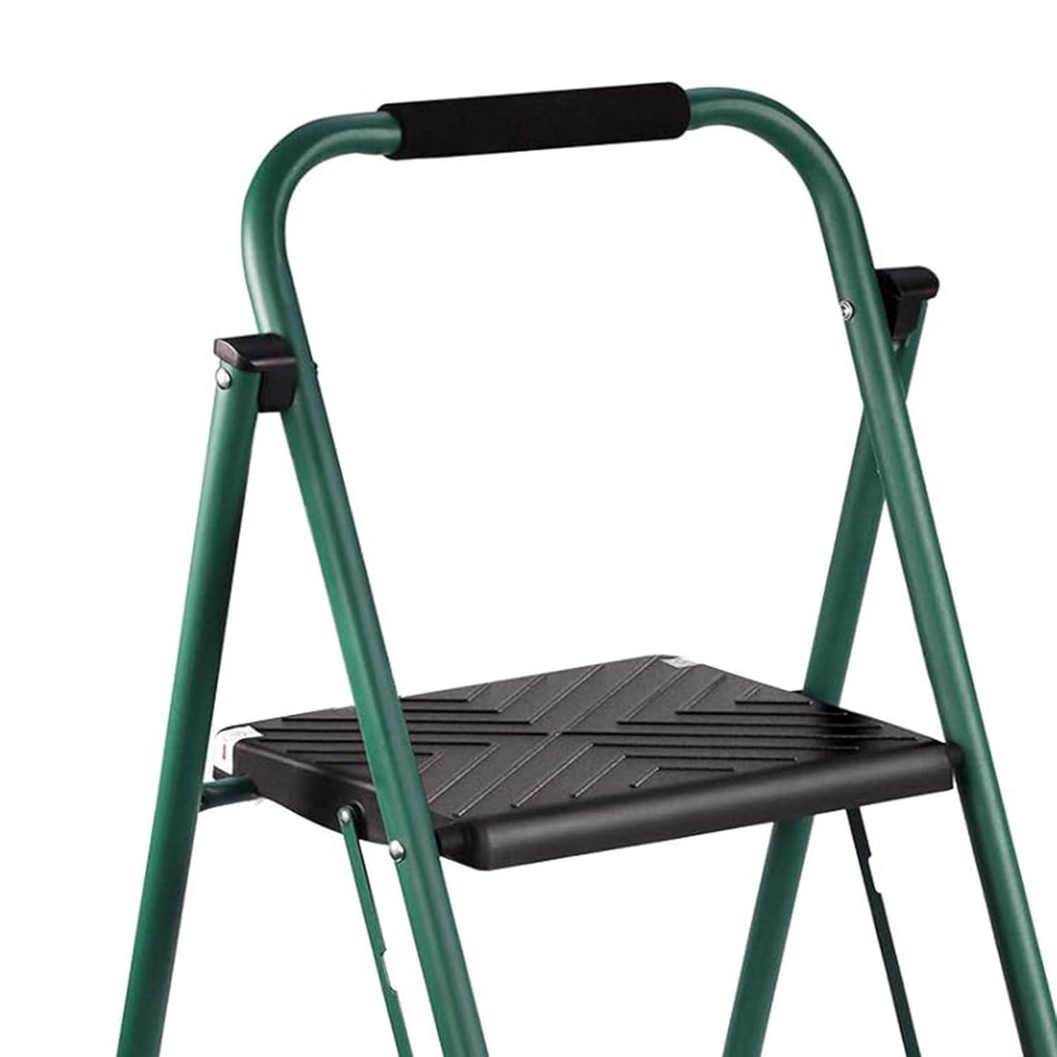 Delxo 3 - Step Steel Lightweight Folding Step Ladder