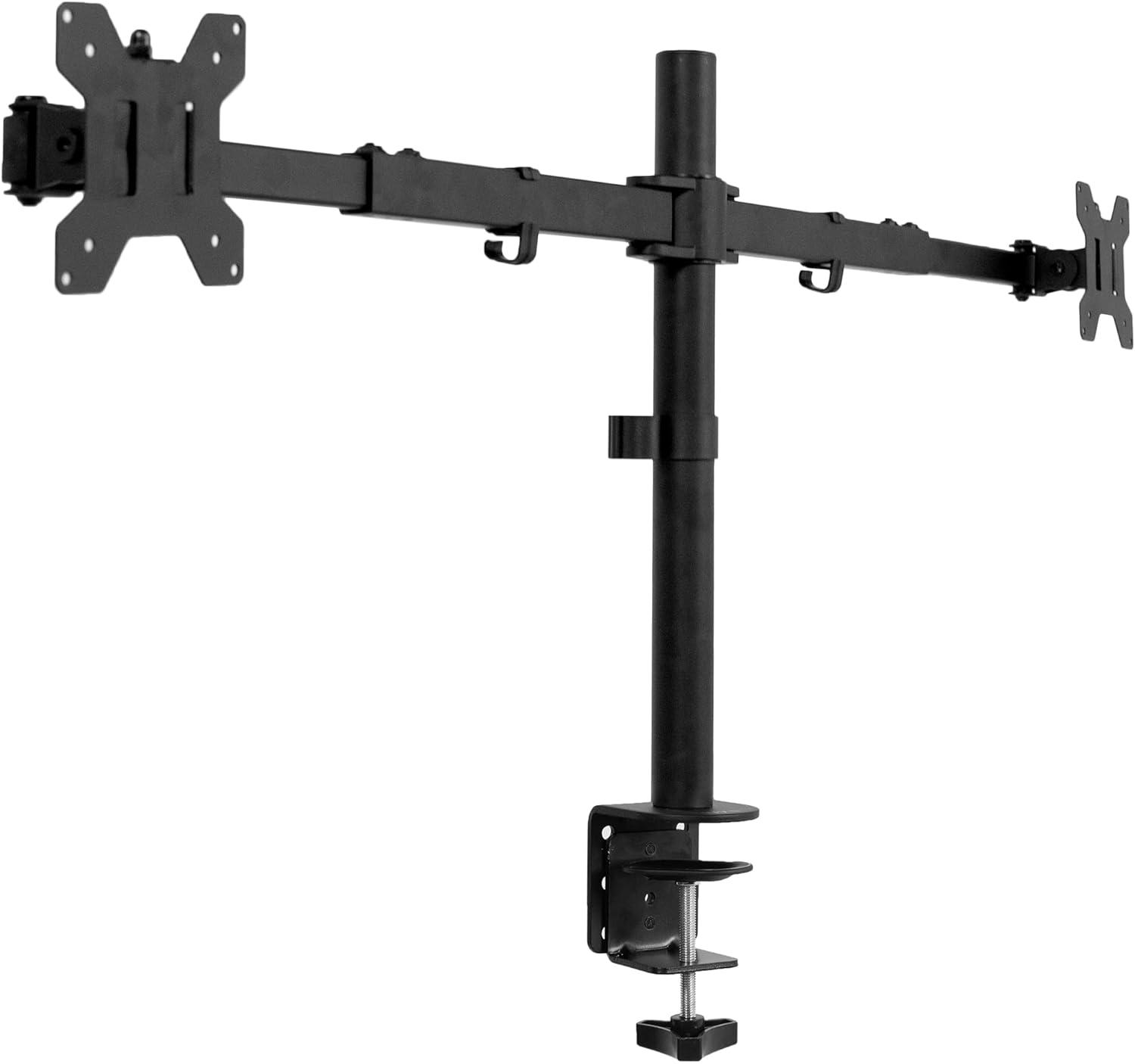 Telescoping Dual Monitor Desk Mount