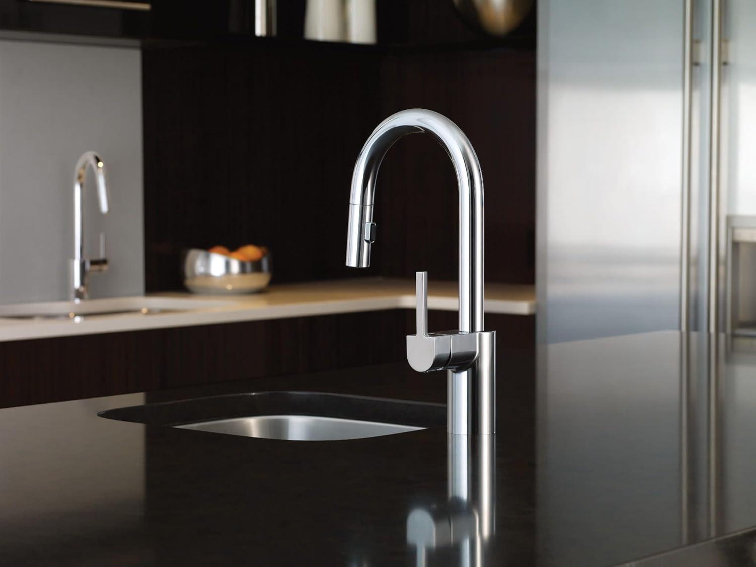 Moen Align One Handle Modern Kitchen Pulldown Faucet with Reflex and Power Clean Technology