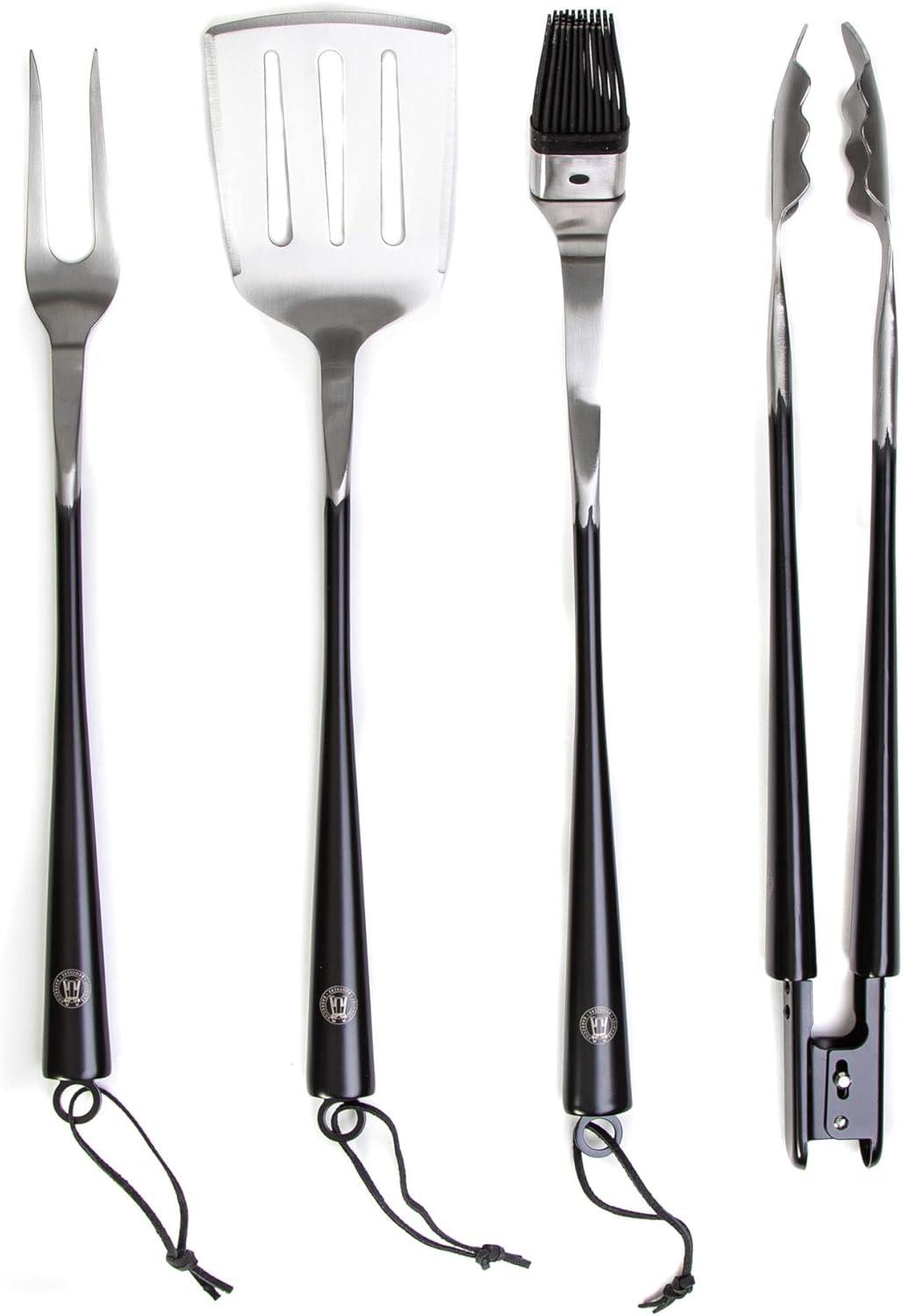 Carbon 6, 4-Piece Grill Set