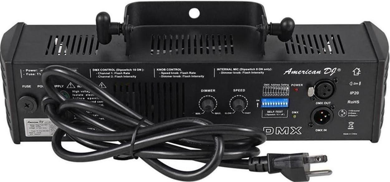 American DJ ADJ Mega Flash DMX 800W Programmable Sound-Activated Strobe Light