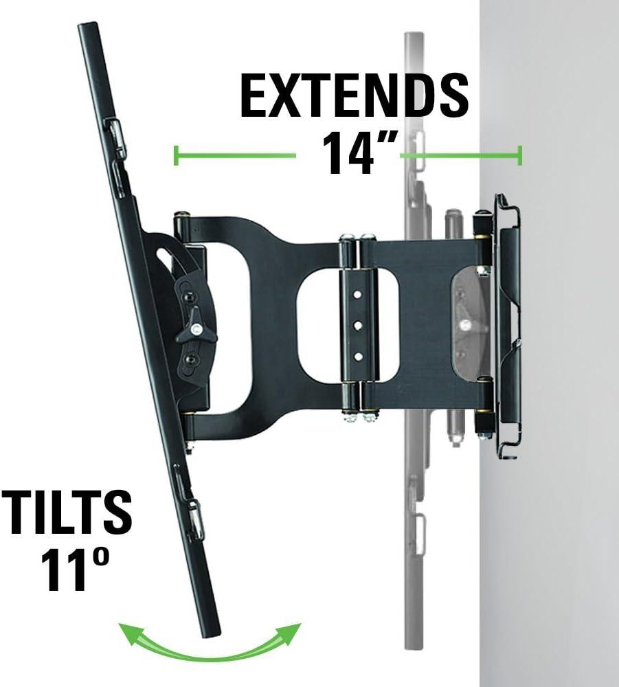 Sanus Classic Large Full Motion Wall Mount for 37-80" TVS - Black (MLF13-B1)