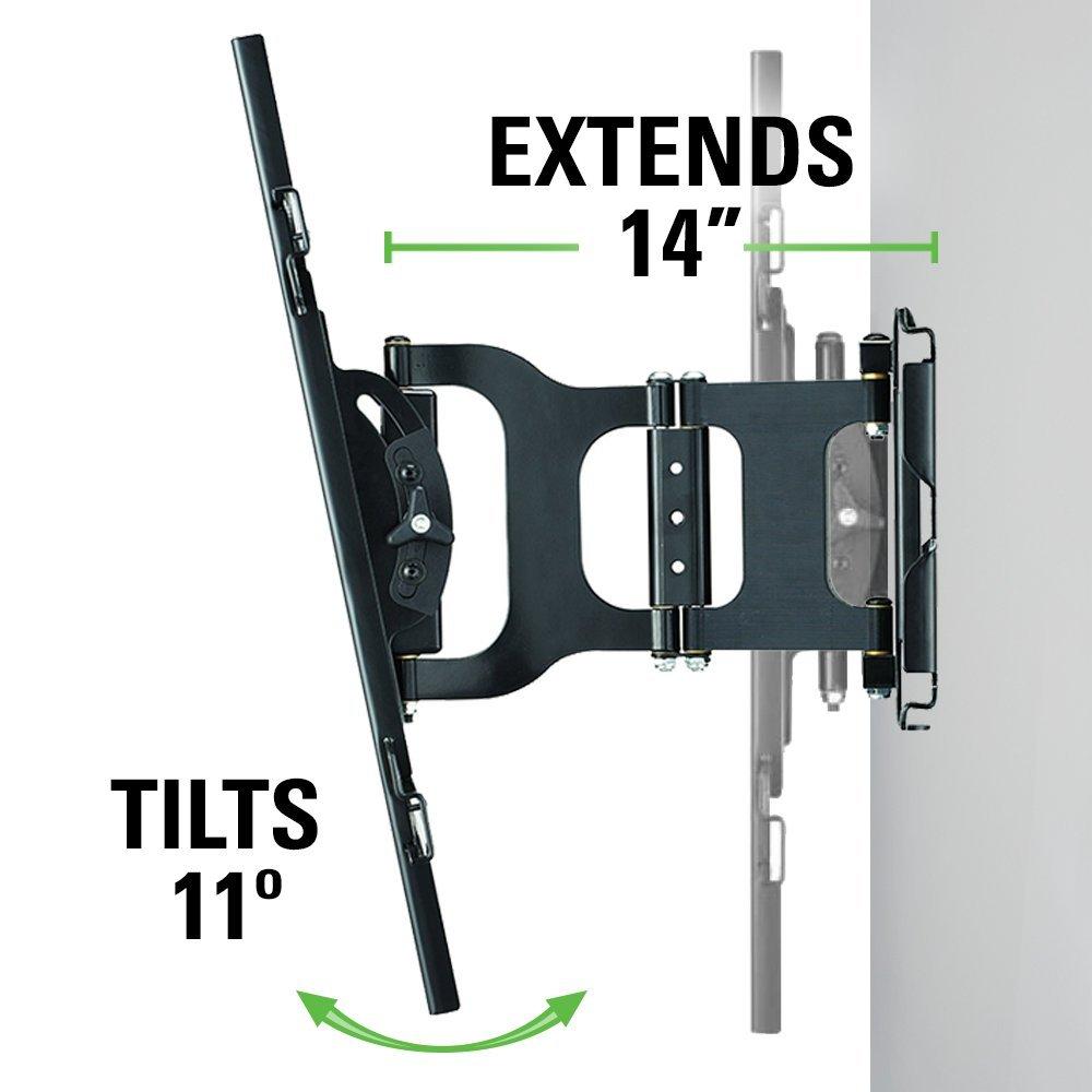 Sanus Classic Large Full Motion Wall Mount for 37-80" TVS - Black (MLF13-B1)