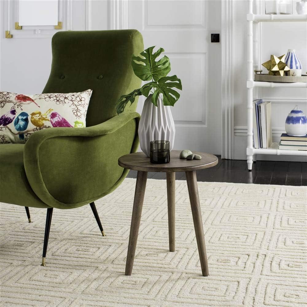 Orion Round Accent Table - ACC5700B - Light Brown - Safavieh