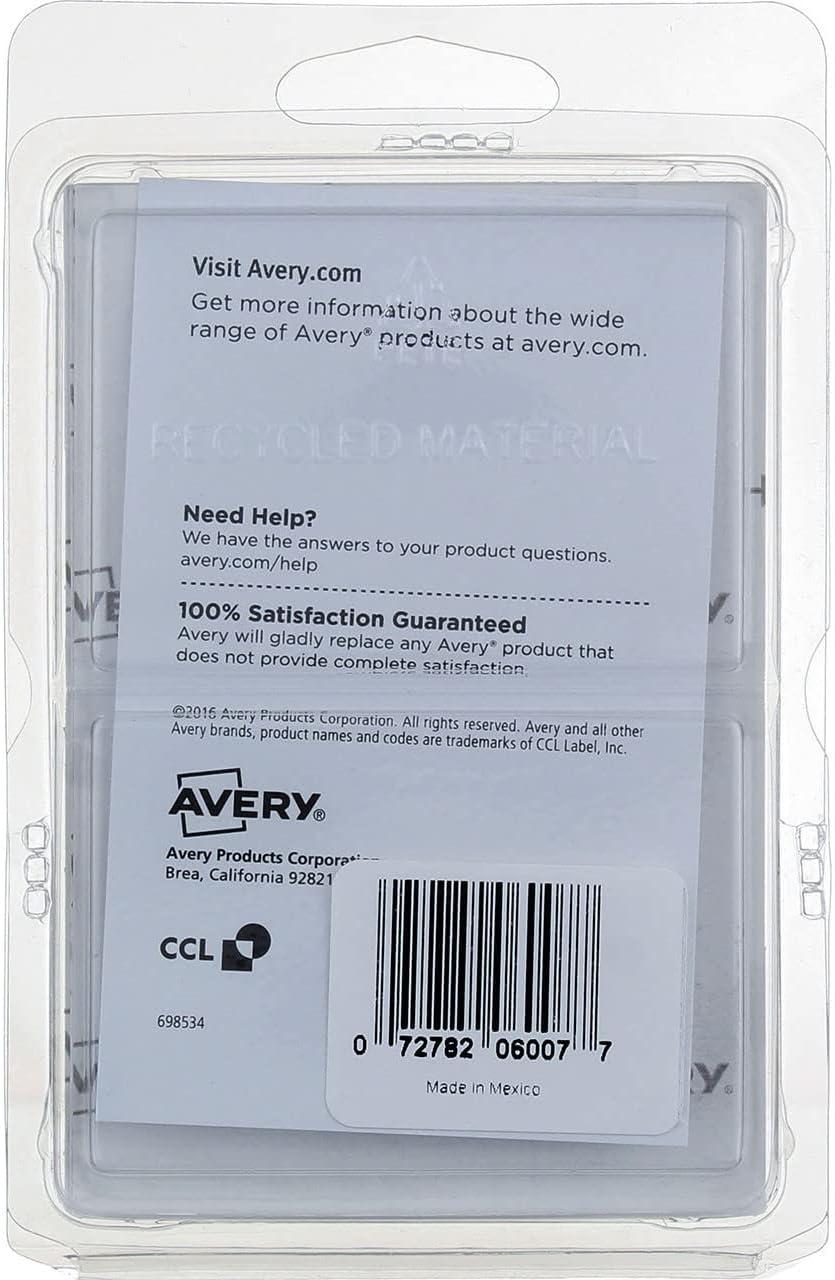 Avery Colored Foil Stars 1/2" dia Assorted Colors 440/Pack 06007